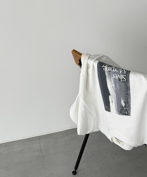 CANAL JEAN(キャナルジーン)の「El mar Silver Morning半袖Tシャツ(Tシャツ/カットソー・レディース・ホワイト・ONE SIZE)」の2枚目の写真