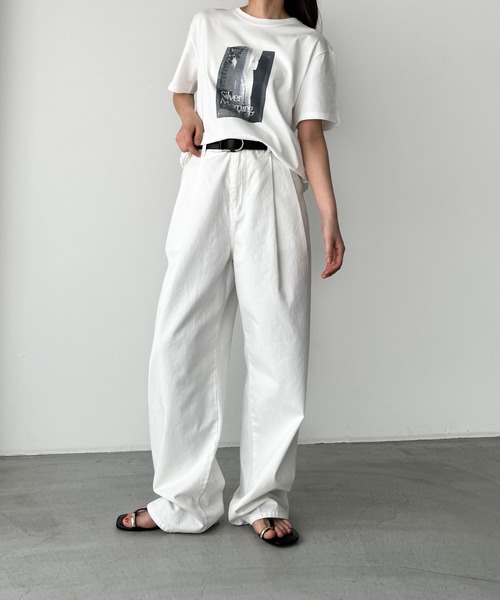 CANAL JEAN(キャナルジーン)の「El mar Silver Morning半袖Tシャツ(Tシャツ/カットソー・レディース・ホワイト・ONE SIZE)」の5枚目の写真