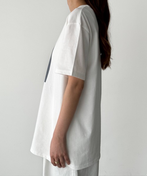 CANAL JEAN(キャナルジーン)の「El mar Silver Morning半袖Tシャツ(Tシャツ/カットソー・レディース・ホワイト・ONE SIZE)」の7枚目の写真
