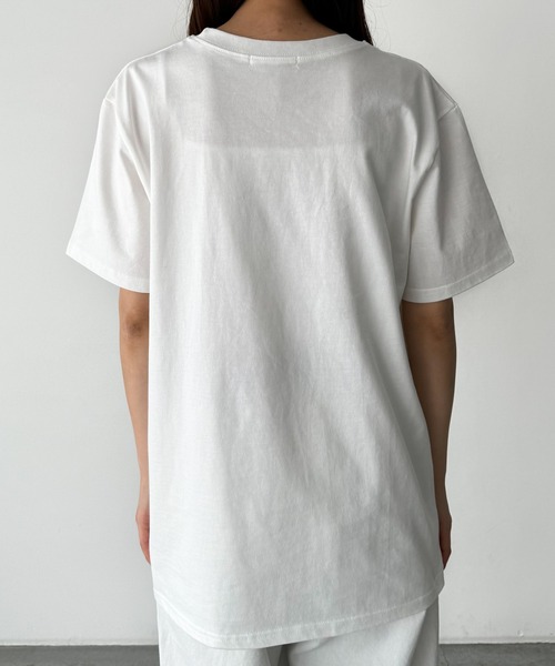 CANAL JEAN(キャナルジーン)の「El mar Silver Morning半袖Tシャツ(Tシャツ/カットソー・レディース・ホワイト・ONE SIZE)」の8枚目の写真