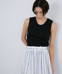 YVON（イヴォン）の「コットンリブタンクトップ（Tシャツ/カットソー）」