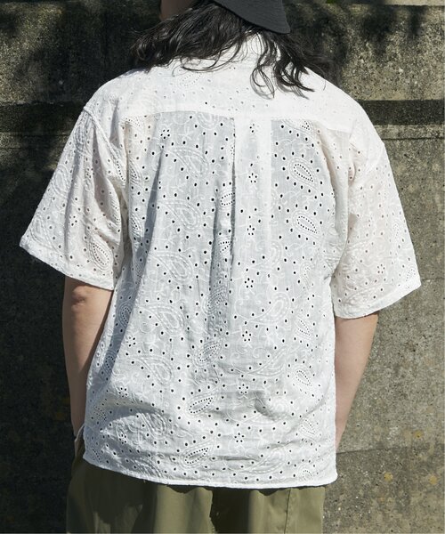 VENCEEXCHANGE（ヴァンスエクスチェンジ）の「エンブロイダリーシャツ（シャツ/ブラウス・メンズ・ブラック/ホワイト・M/L）」の7枚目の写真