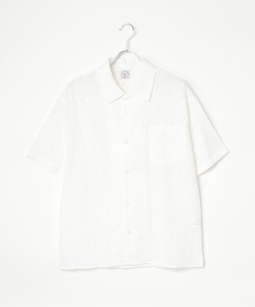 VENCEEXCHANGE（ヴァンスエクスチェンジ）の「エンブロイダリーシャツ（シャツ/ブラウス・メンズ・ブラック/ホワイト・M/L）」の21枚目の写真