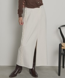 paravion | サイドフリルデニムスカート(デニムスカート)