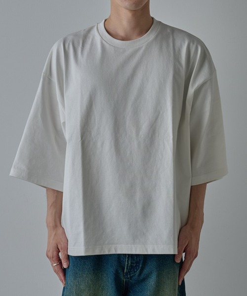 COLONY 2139（コロニートゥーワンスリーナイン）の「接触冷感スーパービッグTシャツ（Tシャツ/カットソー・メンズ・ブラック/ホワイト・MEDIUM/LARGE）」の19枚目の写真