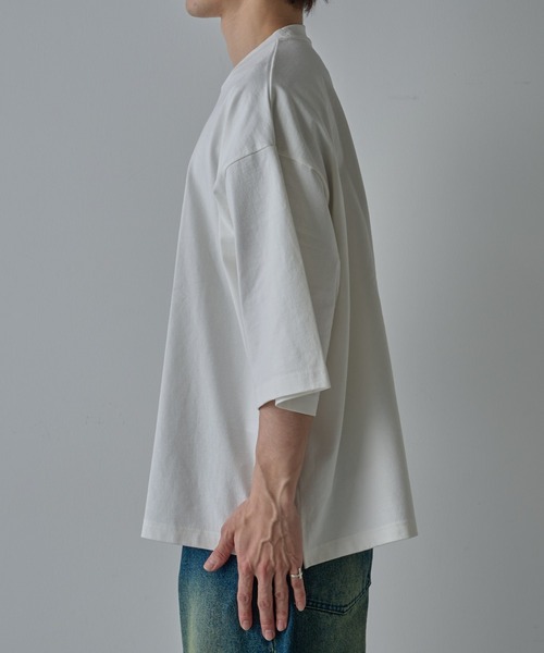 COLONY 2139（コロニートゥーワンスリーナイン）の「接触冷感スーパービッグTシャツ（Tシャツ/カットソー・メンズ・ブラック/ホワイト・MEDIUM/LARGE）」の20枚目の写真