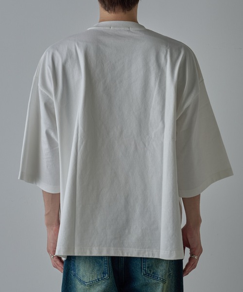 COLONY 2139（コロニートゥーワンスリーナイン）の「接触冷感スーパービッグTシャツ（Tシャツ/カットソー・メンズ・ブラック/ホワイト・MEDIUM/LARGE）」の21枚目の写真