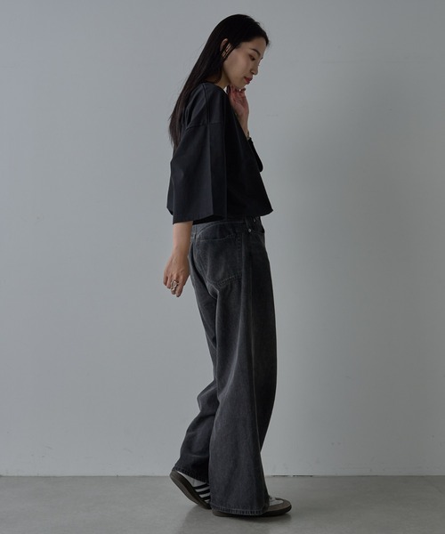 COLONY 2139（コロニートゥーワンスリーナイン）の「接触冷感スーパービッグTシャツ（Tシャツ/カットソー・メンズ・ブラック/ホワイト・MEDIUM/LARGE）」の12枚目の写真