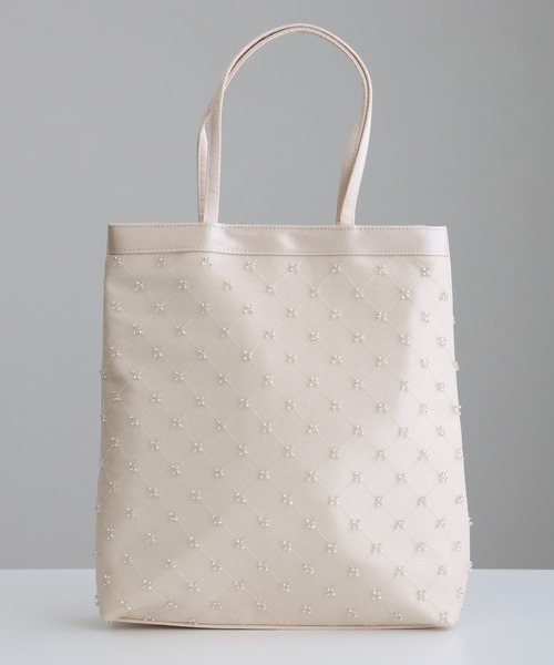 ビーズフォーマルトートバッグ 結婚式 同窓会 オケージョン 二次会（トートバッグ）｜PourVous（プールヴー）