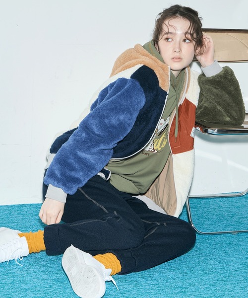 KRIFF MAYER Lady's Collection(クリフメイヤーレディースコレクション)の「ひっくりJK(その他アウター・レディース・カラフル/ブラック/その他6/カーキ/その他5/ベージュ・LARGE/MEDIUM)」の2枚目の写真