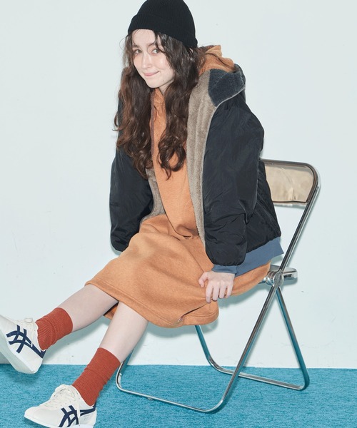 KRIFF MAYER Lady's Collection(クリフメイヤーレディースコレクション)の「ひっくりJK(その他アウター・レディース・カラフル/ブラック/その他6/カーキ/その他5/ベージュ・LARGE/MEDIUM)」の1枚目の写真