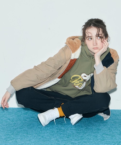 KRIFF MAYER Lady's Collection(クリフメイヤーレディースコレクション)の「ひっくりJK(その他アウター・レディース・カラフル/ブラック/その他6/カーキ/その他5/ベージュ・LARGE/MEDIUM)」の13枚目の写真