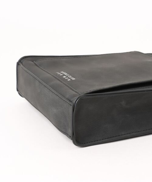 NICOLE CLUB FOR MEN（ニコルクラブフォーメン）の「スクエアミニショルダーバッグ（ショルダーバッグ・メンズ・グレー系/ブラック/ブラック×グレー・FREE）」の14枚目の写真