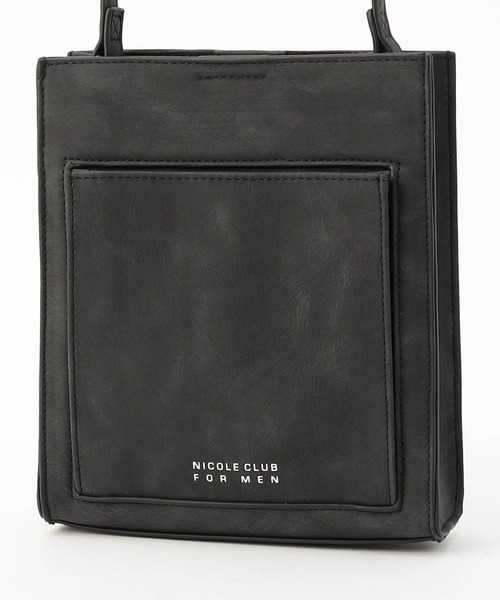 スクエアミニショルダーバッグ（ショルダーバッグ）｜NICOLE CLUB FOR MEN（ニコルクラブフォーメン）