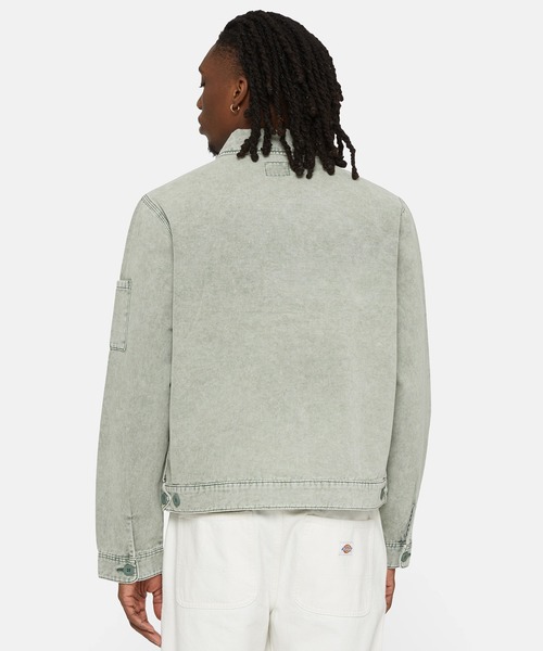 Dickies（ディッキーズ）の「ニューイントン ジャケット レギュラーフィット（デニムジャケット・メンズ・ブラック系その他/グリーン系その他/ベージュ系その他・LARGE/MEDIUM/SMALL/XX-LARGE/X-LARGE）」の8枚目の写真