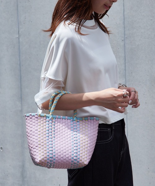 セール】【SETUP7】メルカドスクエアかごバッグ SCCH595（かご