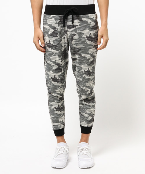 VENCEEXCHANGE（ヴァンスエクスチェンジ）の「裏スラブカモフラスウェットパンツ   （その他パンツ・メンズ・グレー/ネイビー・LARGE/MEDIUM）」の5枚目の写真
