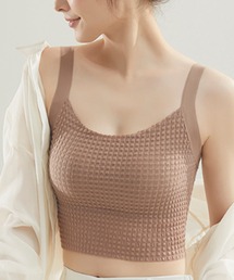 STYLEBLOCK（スタイルブロック）の「カップ付き型押しデザインブラトップ（ブラジャー）」