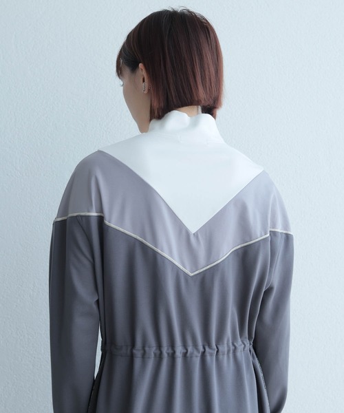 LADYMADE(レディメイド)の「バイカラートラックラインカットワンピース(ワンピース・レディース・ブラック/グレー・FREE)」の18枚目の写真
