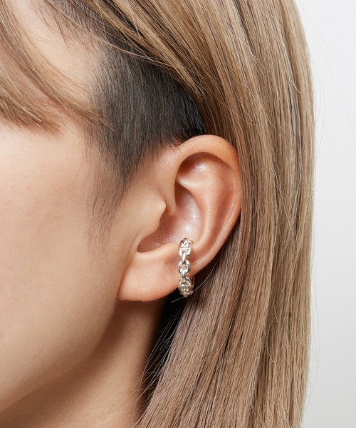 IVXLCDM(アイヴィーエックスエルシーディエム)の「IVXLCDM アイブイエックスエルシーディーエム / ANCHOR CHAIN EAR CUFF / アンカーチェーンイヤーカフ / IVX-A628-SV(イヤーカフ・メンズ・シルバー・FREE)」の2枚目の写真