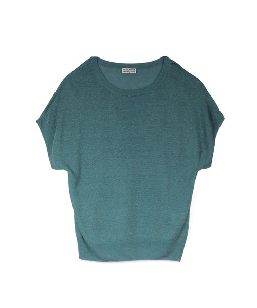 LA MARINE FRANCAISE（マリン フランセーズ）の「イタリアリネンプルオーバー（ニット/セーター・レディース・ベージュ/オレンジ/グリーン/ブラック・FREE）」の3枚目の写真