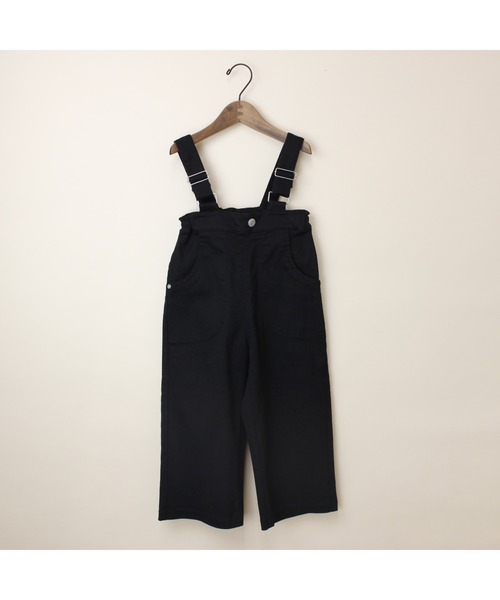 maarook（マルーク）の「ハイストレッチツイルサロペットパンツ（サロペット/オーバーオール・キッズ・ブラック・140cm/150cm/160cm）」の5枚目の写真