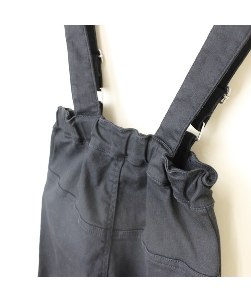 maarook（マルーク）の「ハイストレッチツイルサロペットパンツ（サロペット/オーバーオール・キッズ・ブラック・140cm/150cm/160cm）」の9枚目の写真