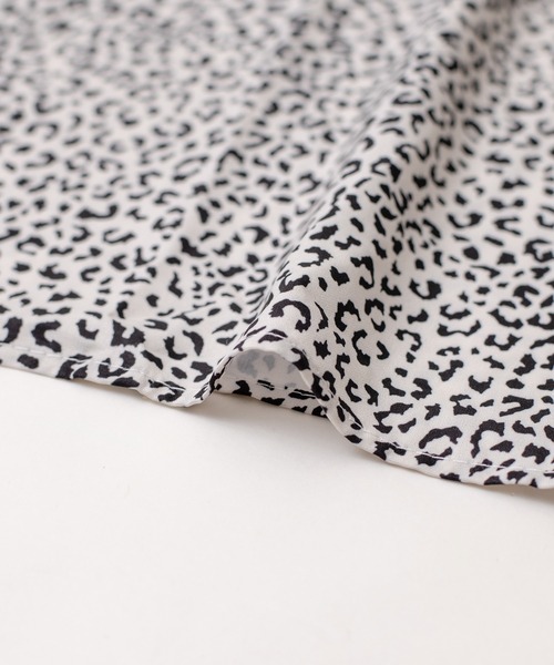 Jayro（ジャイロ）の「ノースリーブウエスト切替レオパードOP（ワンピース・レディース・オフホワイト/ダークブラウン/ブラック・M）」の5枚目の写真