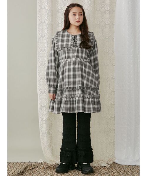 merry jenny（メリージェニー）の「ティアードレースパンツ（スラックス・レディース・ブラック/アイボリー・FREE）」の16枚目の写真