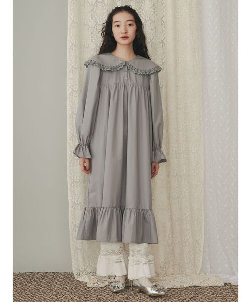 merry jenny（メリージェニー）の「ティアードレースパンツ（スラックス・レディース・ブラック/アイボリー・FREE）」の17枚目の写真