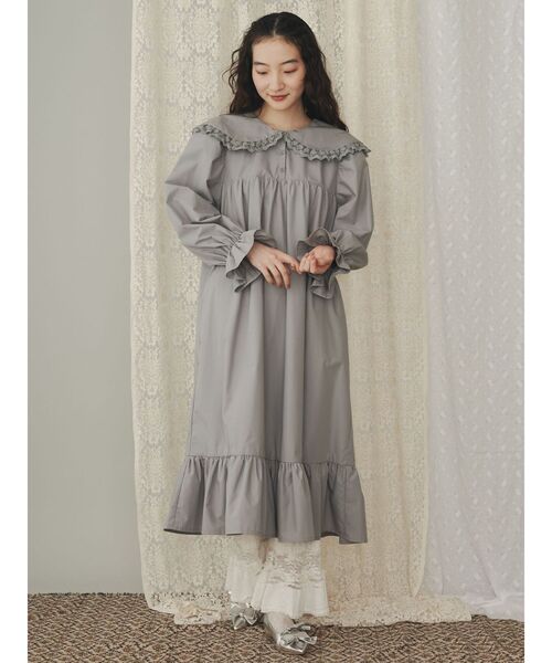 merry jenny（メリージェニー）の「ティアードレースパンツ（スラックス・レディース・ブラック/アイボリー・FREE）」の18枚目の写真