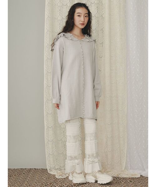 merry jenny（メリージェニー）の「ティアードレースパンツ（スラックス・レディース・ブラック/アイボリー・FREE）」の22枚目の写真