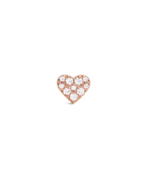 Daniel Wellington(ダニエルウェリントン)の「Crystal Heart Stud Earring レーディスピアス ローズゴールド/シルバー/ゴールド 片耳用(ピアス(片耳用)・レディース・ピンクゴールド/イエローゴールド/シルバー・ONE SIZE)」の6枚目の写真