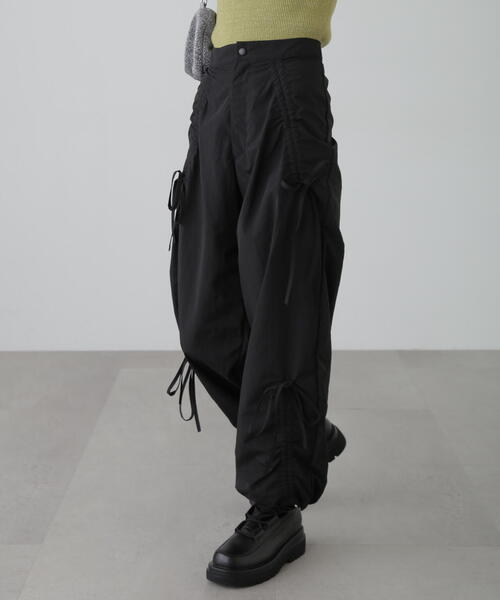 FREE'S MART(フリーズマート)の「リボンドロストパンツ(その他パンツ・レディース・ブラック/カーキ・SMALL/MEDIUM)」の2枚目の写真