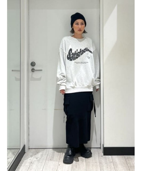 新品✨ Satistying スウェット SLY（スライ）の「SATISFACTION 2WAY SW TOPS サティスファクション 2