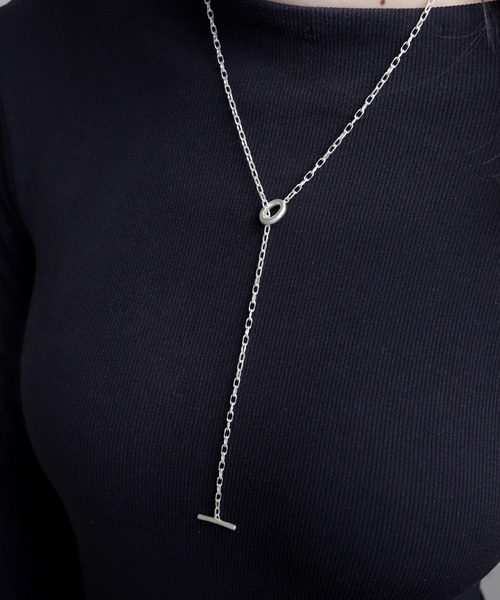 SILVER925 トーラスラリエット（ネックレス）｜TEN.（テン）の