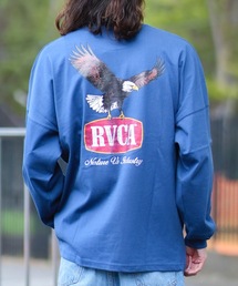 RVCA メンズ FLIGHT PATH LT ロンT 【2024年秋冬モデル】/ルーカバックプリント長袖ロゴロンT