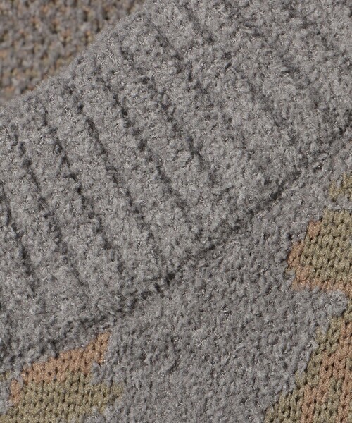 BEAMS HEART(ビームスハート)の「フラワー ジャガード クルーネック ニット(ニット/セーター・メンズ・ネイビー/グレー・SMALL/MEDIUM/LARGE)」の20枚目の写真