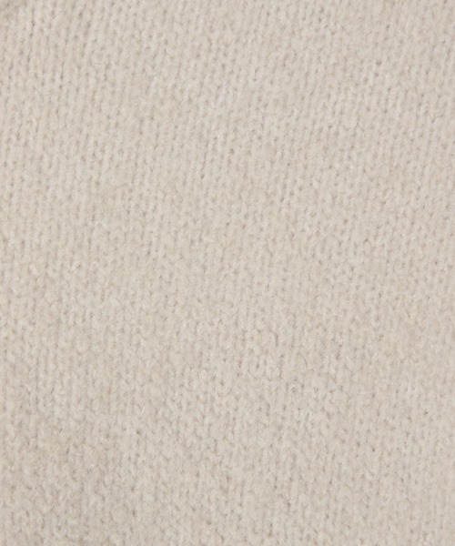 LEPSIM(レプシィム)の「5ゲージアンゴラMIXーVネック 130134(ニット/セーター・レディース・ライトピンク/オフホワイト/杢グレー/ダークブラウン/ライトパープル・FREE)」の11枚目の写真