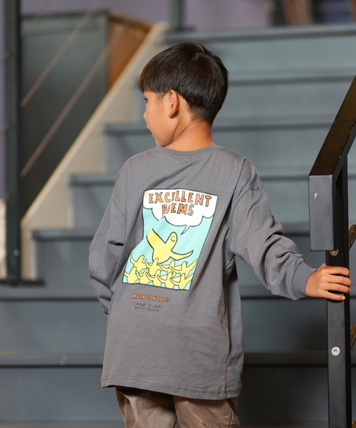【MARK GONZALES KIDS 】★エンジェル ワッペン ストライプ T★ eco-styles-honey_mg19a03