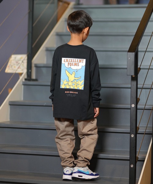 (What it isNt)ART BY MARKGONZALES(ワットイットイズント)の「(What it isNt)ART BY MARKGONZALES/ワット イット イズント マークゴンザレス キッズ ロンT PTEE 47240227(Tシャツ/カットソー・キッズ・グレー/オフホワイト/ブラック・160cm/100cm/120cm/130cm/140cm/150cm/110cm)」の17枚目の写真