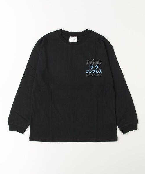 (What it isNt)ART BY MARKGONZALES(ワットイットイズント)の「(What it isNt)ART BY MARKGONZALES/ワット イット イズント マークゴンザレス キッズ ロンT PTEE 47240227(Tシャツ/カットソー・キッズ・グレー/オフホワイト/ブラック・160cm/100cm/120cm/130cm/140cm/150cm/110cm)」の8枚目の写真