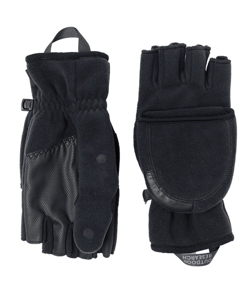 OUTDOOR RESEARCH(アウトドアリサーチ)の「OUTDOOR RESEARCH/アウトドアリサーチ Gripper Convertible Windbloc Mitts(手袋・メンズ・ブラック・MEDIUM/LARGE)」の6枚目の写真