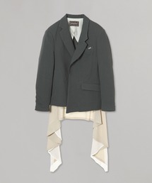 kotohayokozawa | kotohayokozawa Layered-Tie Jacket KT24S-JK01(その他アウター)
