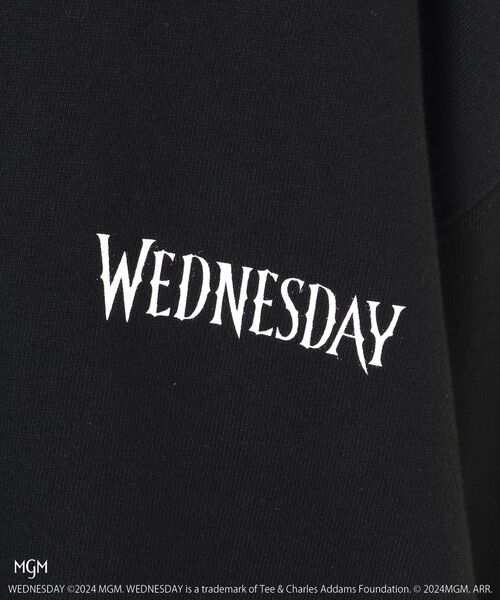 Green　Parks（グリーンパークス）の「■WEDNESDAY　バックptスウェット（スウェット・レディース・ブラック・FREE）」の17枚目の写真