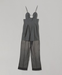 FETICO（フェティコ）の「WOOL GABARDINE 2WAY BRA JUMPSUIT（）」 - WEAR