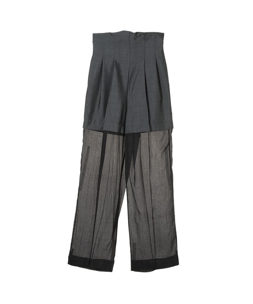 サロペット・オーバーオール・オールインワン Eaphi linen like fringe salopette eaphi linen like fringe salopette