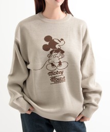 『DISNEY/ディズニー』MIC ジャガード長袖ニット  セーター【Z】