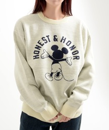 『DISNEY/ディズニー』MIC ジャガード長袖ニット セーター【Z】