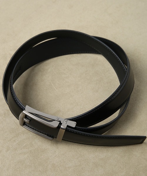 CROWDED CLOSET(クラウデッドクローゼット)の「牛床革ベルト(ベルト・メンズ・ライトブラウン/ブラック・FREE)」の2枚目の写真